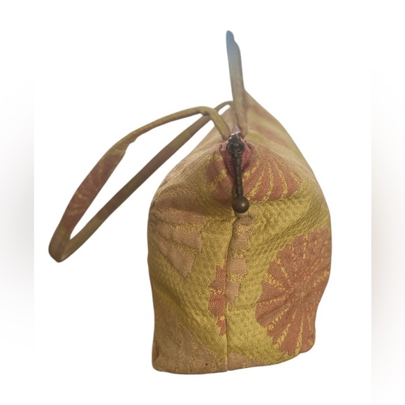 Light, yellow and coral Patterned Handbag - Picture 2 of 10